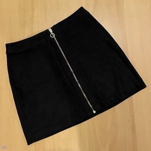 H&M zipper front skirt
